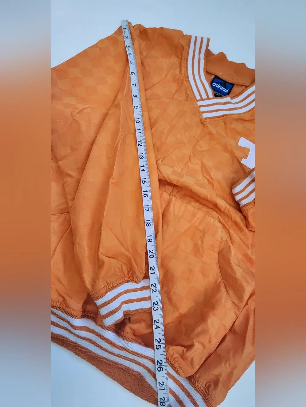 Vintage Adidas Team Tennessee Volunteers Windbreaker Pullover Small Orange